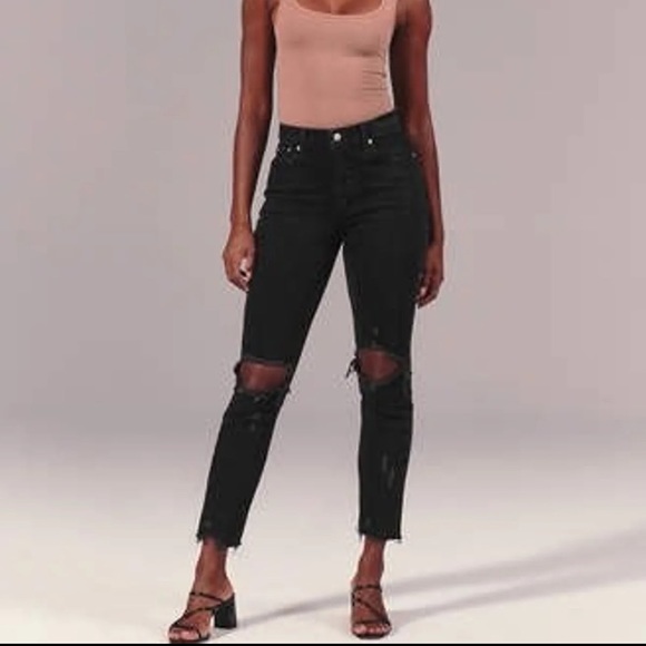 Abercrombie & Fitch Denim - Black High Rise Skinny Jeans
